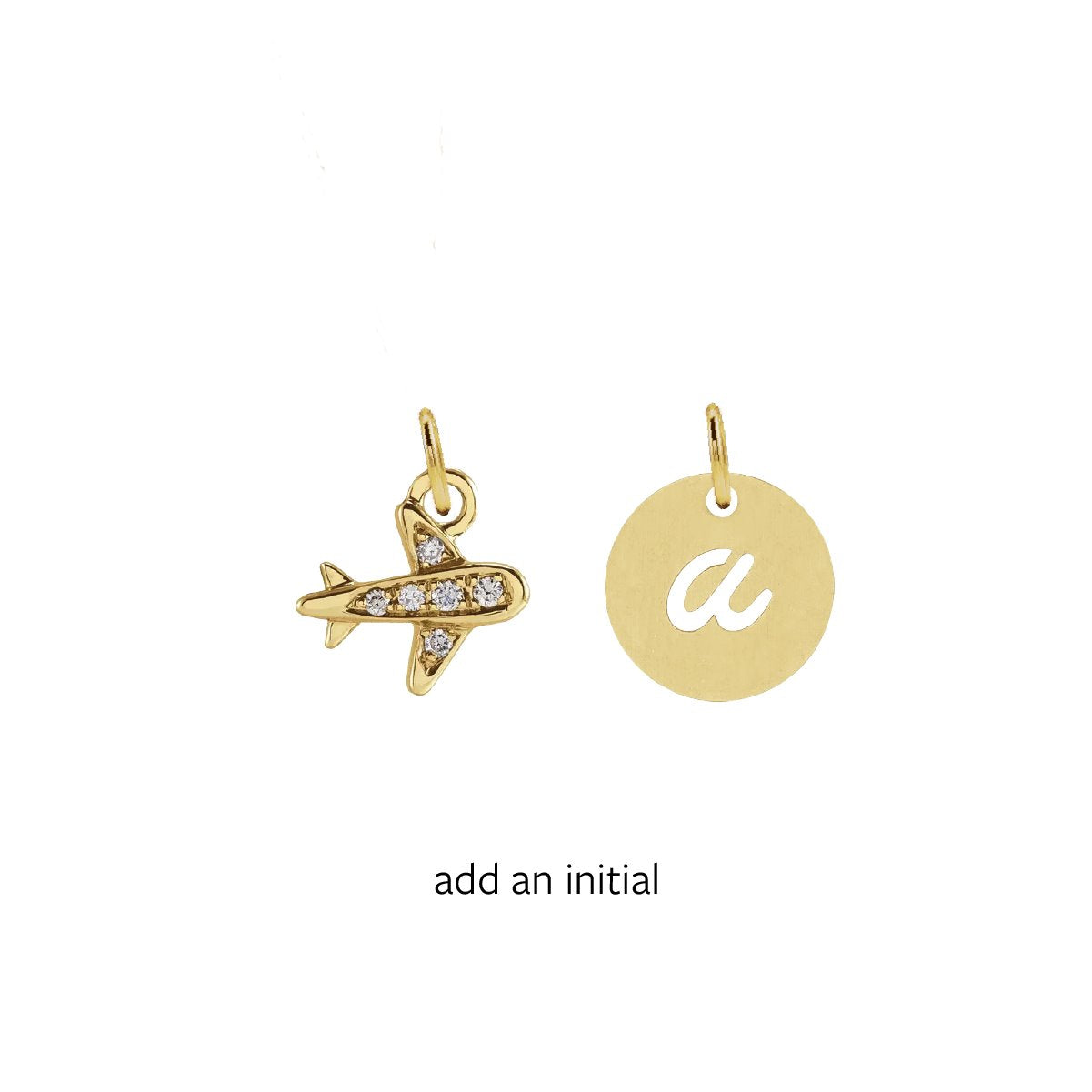 Charm Collection - For the Jet Setter Robyn Canady Charm Only Add an Initial (Leave initial selection in notes) 