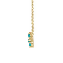 Load image into Gallery viewer, Turquoise Sideways Cross Necklace Necklace Robyn Canady 
