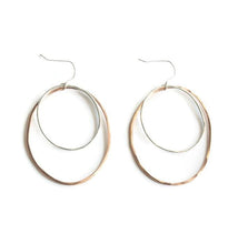 Load image into Gallery viewer, 14K Large Mixed Metal Earrings Robyn Canady 
