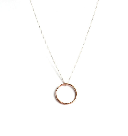 Modern jewelry for mom - the circle infinity necklace Robyn Canady 
