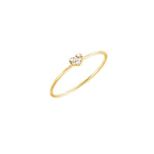Load image into Gallery viewer, 14K Petite Diamond Heart Stacking Ring Robyn Canady 
