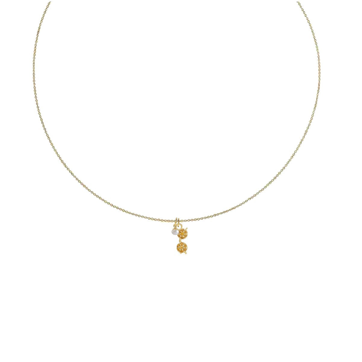 Charm Collection - For the Sun Worshipper Robyn Canady Charm + 14K Gold Filled Chain Add a Pearl 